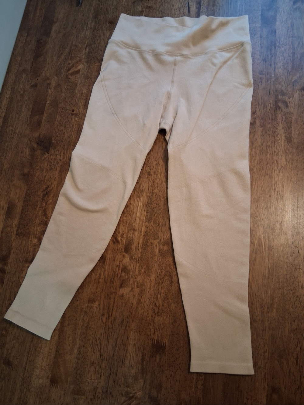 Aerie Ribbed Butter Yellow Leggings L